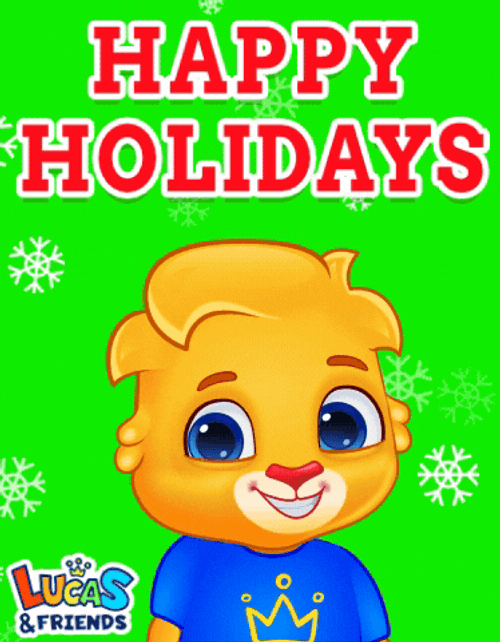 Lucas Is Excited Happy Holiday GIF