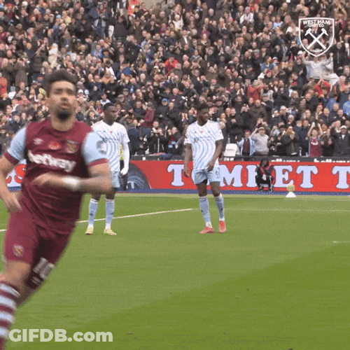 Lucas Paqueta Running To Football Field Edge GIF