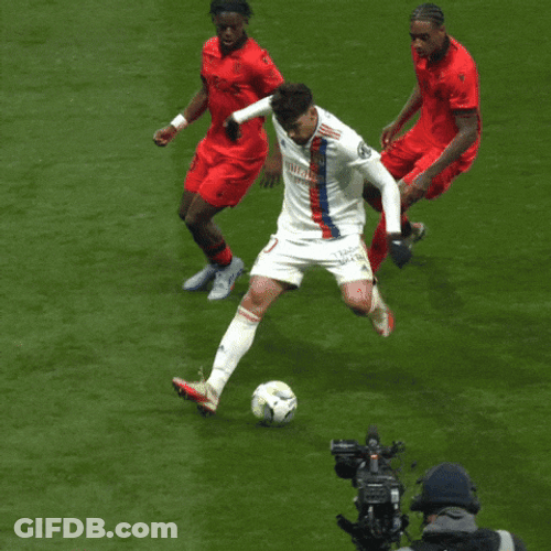 Lucas Paqueta Soccer Heel Kick GIF