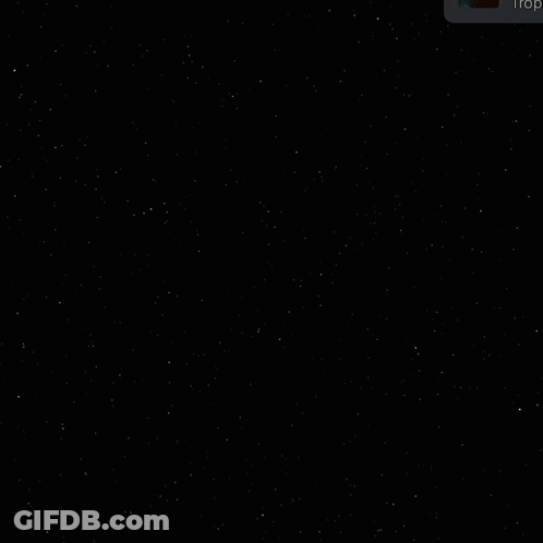Lucasfilm Games Logo Starry Background GIF