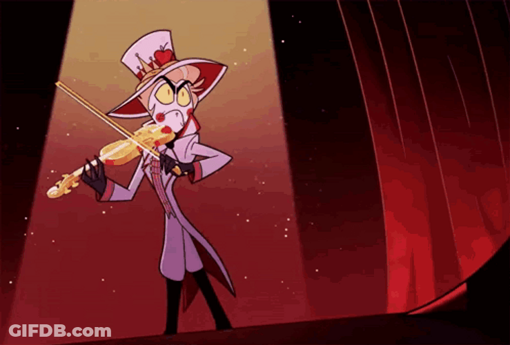 Lucifer Hazbin Hotel Playing The Violin GIF
