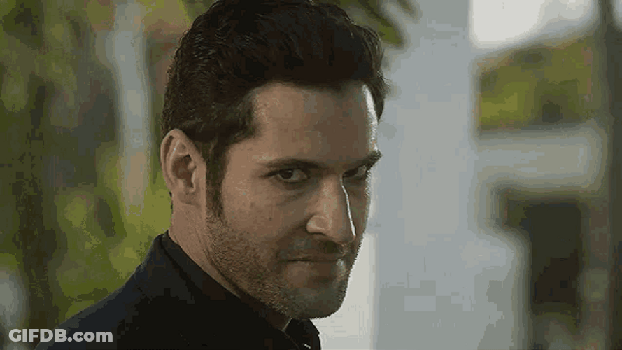Lucifer Tom Ellis Angry Mad Glare GIF