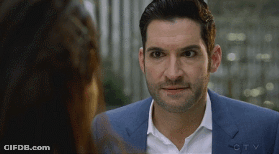 Lucifer Tom Ellis Angry Mad Red Eyes GIF