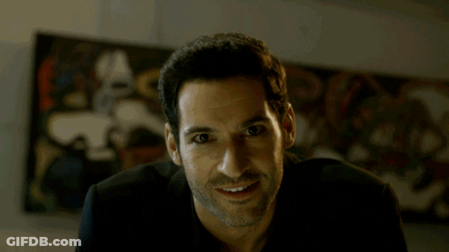 Lucifer Tom Ellis Creepy Demon GIF