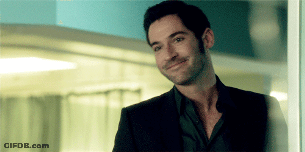 Lucifer Tom Ellis Cute Smile GIF