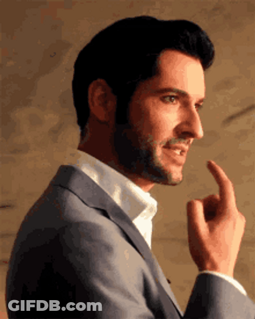 Lucifer Tom Ellis Delicious Licking Finger GIF