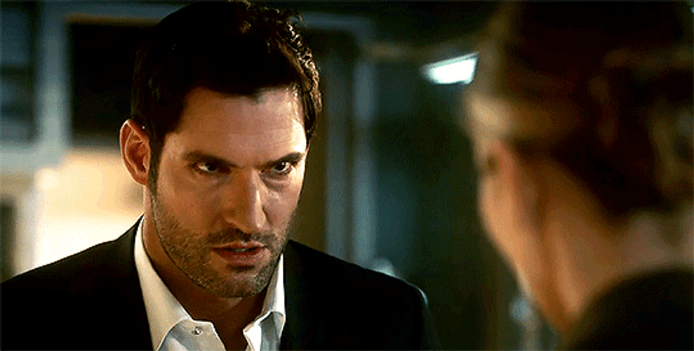 Lucifer Tom Ellis Glare My Face GIF