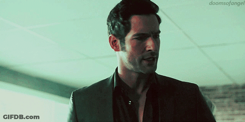 Lucifer Tom Ellis Hop In GIF