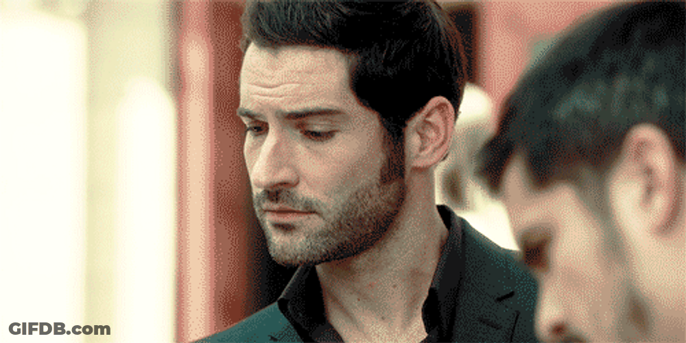 Lucifer Tom Ellis Really Eyebrow Raised GIF