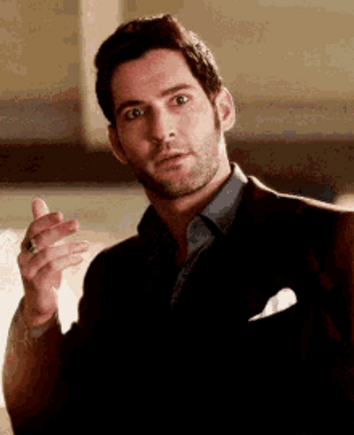 Lucifer Tom Ellis Sassy Hair Flip GIF