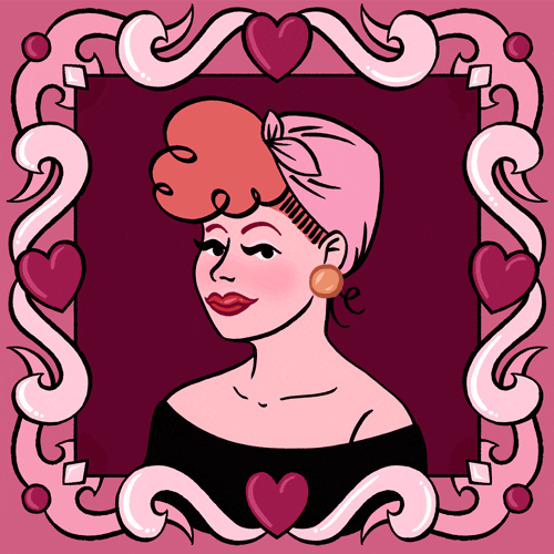 Lucille Ball Animated International Women's Day GIF
