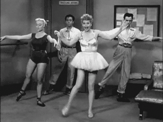 Lucille Ball Ballet Dancing GIF