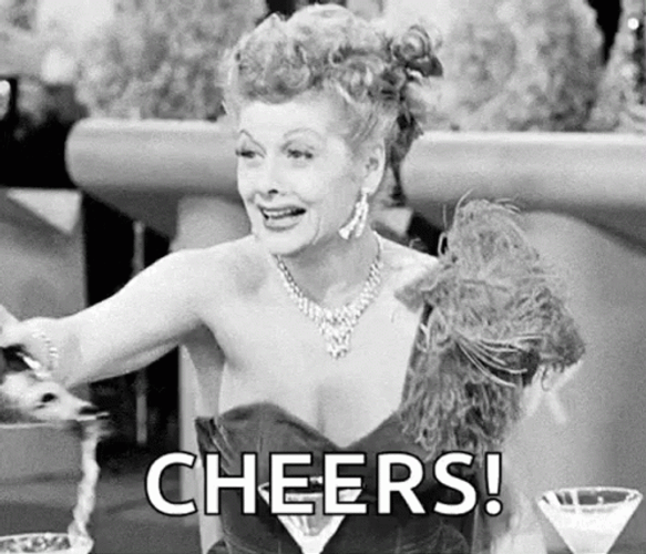 Lucille Ball Cocktail Party GIF