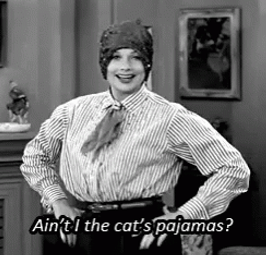 Lucille Ball Dance Cats Pajamas GIF