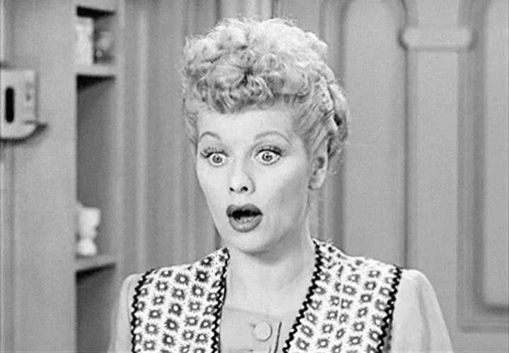 Lucille Ball OMG Shocked Face GIF