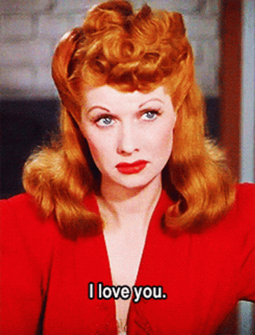 Lucille Ball Technicolor Tessie GIF