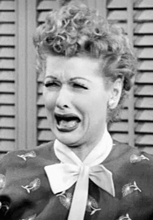 Lucille Ball Weird Cry GIF