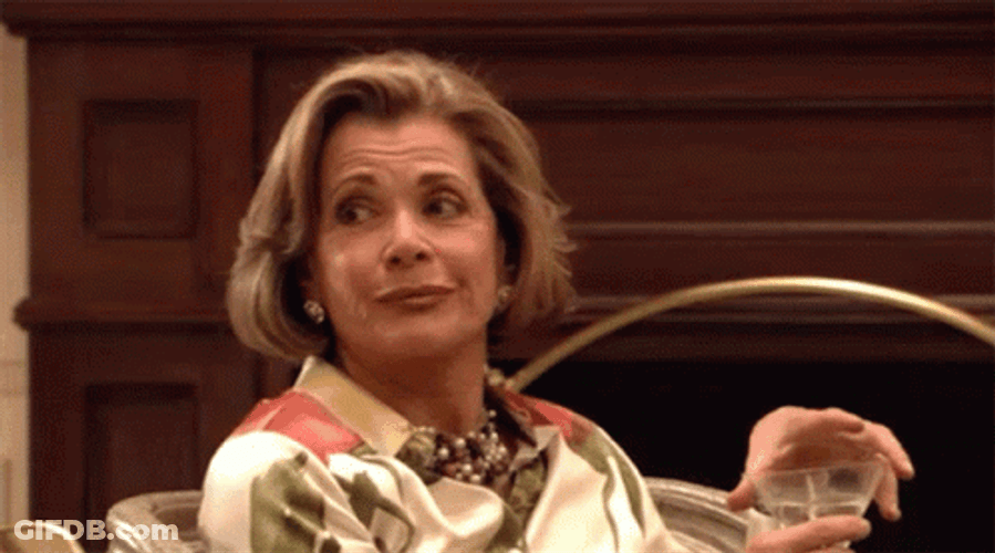 Lucille Bluth Jessica Walter Roll Eyes Mean Face GIF