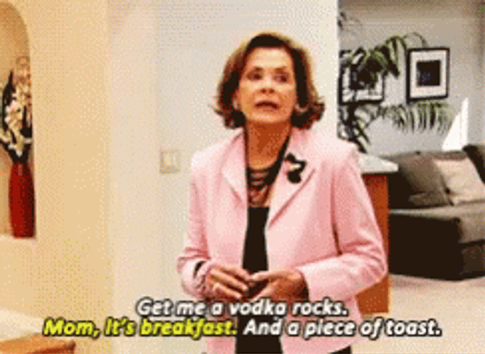 Lucille Bluth Wants Vodka Breakfast GIF