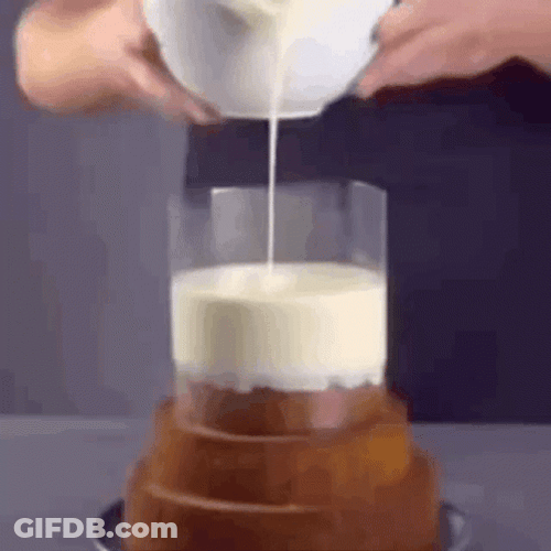 Lucious Creamy Moist Cake GIF