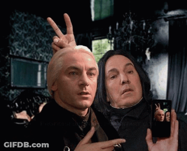 Lucius Malfoy And Professor Snape GIF