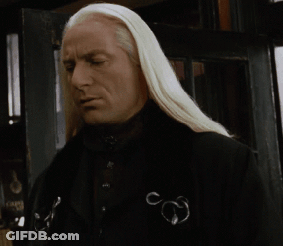 Lucius Malfoy Clueless Face GIF