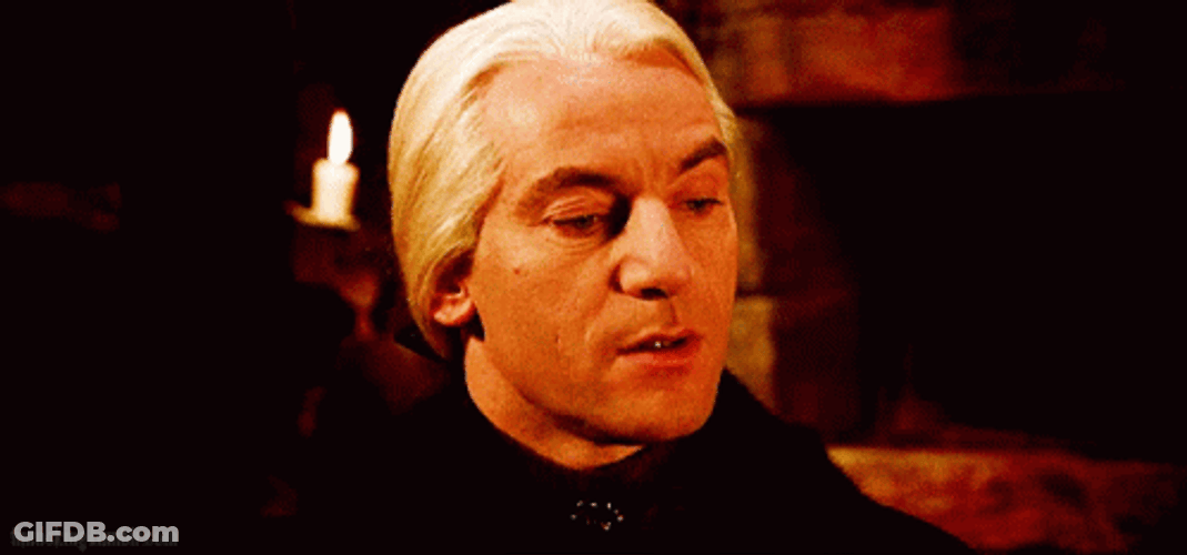 Lucius Malfoy Death Stare GIF