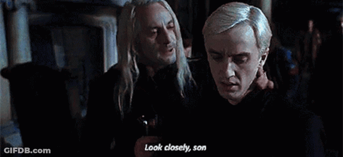 Lucius Malfoy Look Closely Son GIF
