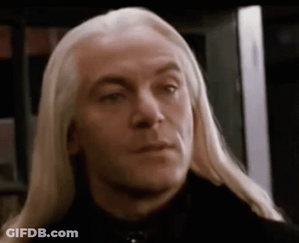 Lucius Malfoy Talking GIF