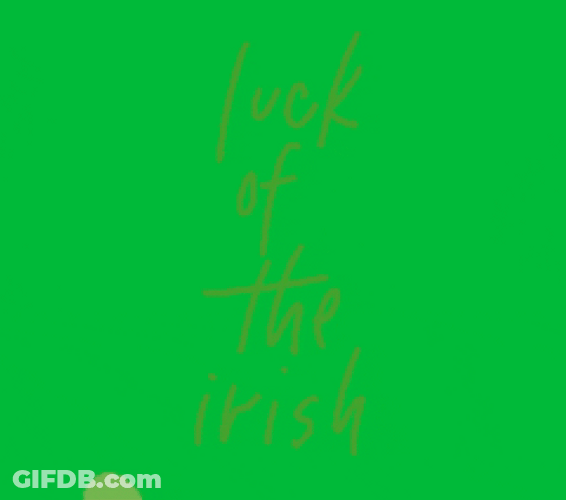 Luck Of The Irish Clovers GIF