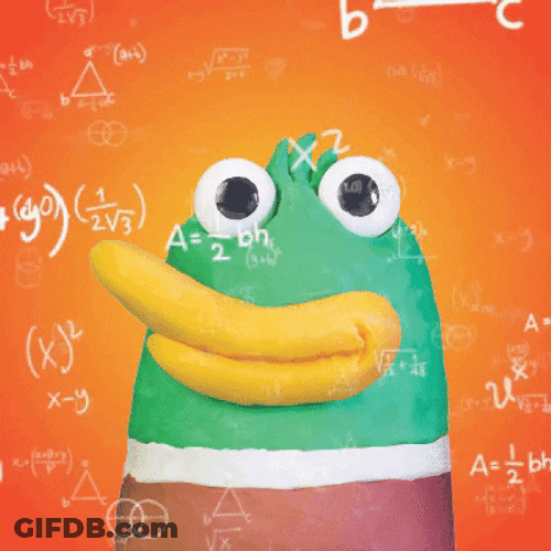 Lucky Ducky Hangover Math GIF