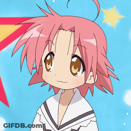 Lucky Star Channel Kogami Akira Cute Face GIF