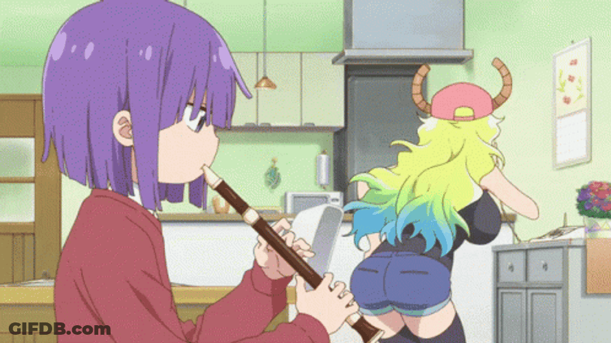 Lucoa Anime Dancing While Cooking GIF