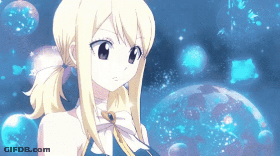 Lucy Heartfilia Celestial Wand GIF