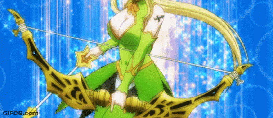 Lucy Heartfilia Fairy Tail Archer GIF