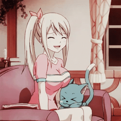 Lucy Heartfilia Fairy Tail Cat GIF