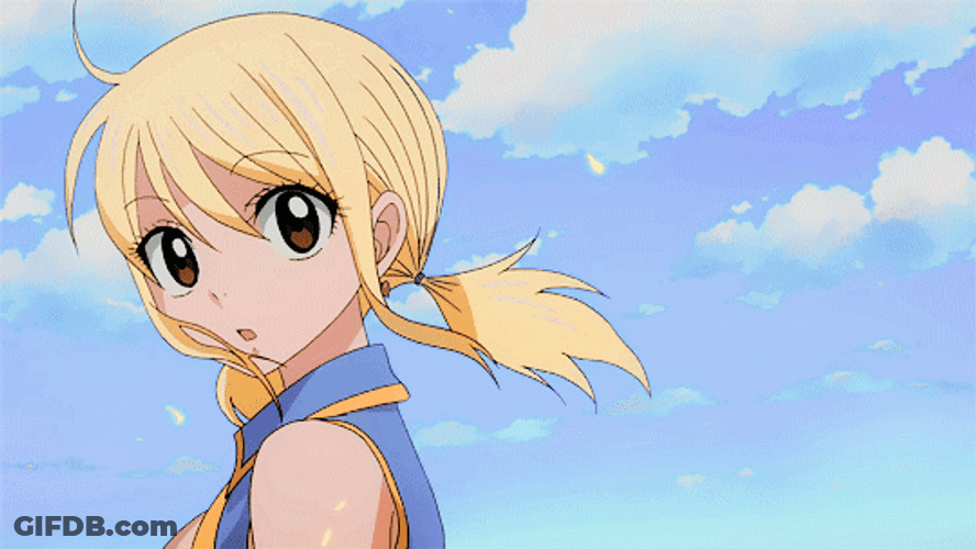 Lucy Heartfilia Fairy Tail Crying GIF