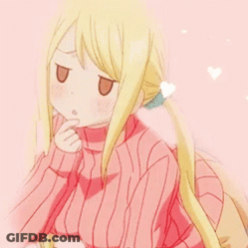 Lucy Heartfilia Fairy Tail Hmm GIF