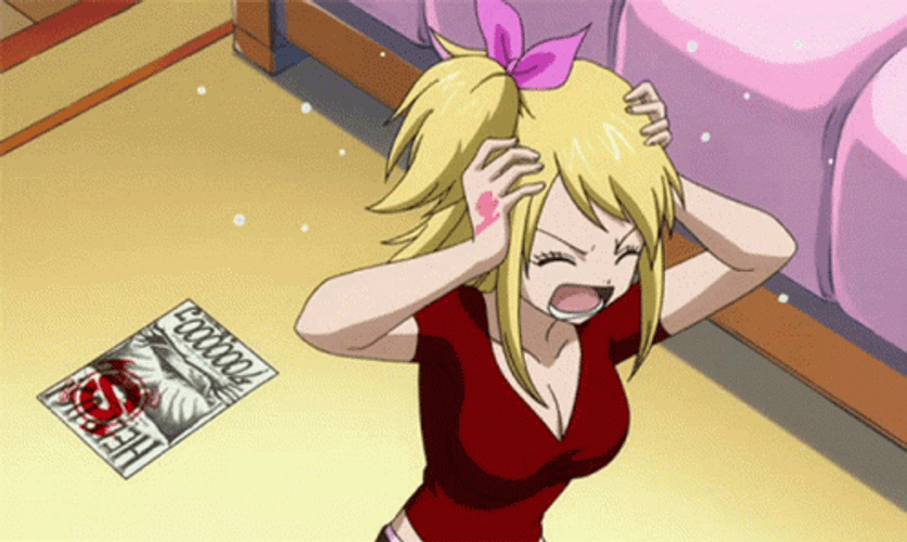 Lucy Heartfilia Fairy Tail No GIF