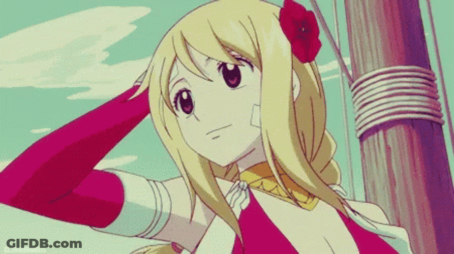 Lucy Heartfilia Fairy Tail Pretty GIF
