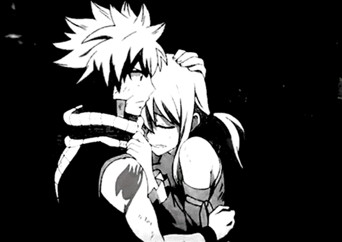 Lucy Heartfilia Natsu Kiss GIF