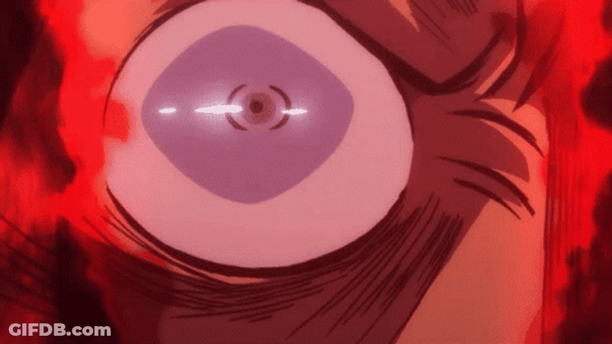 Luffy Covered In Red Raging Haki GIF