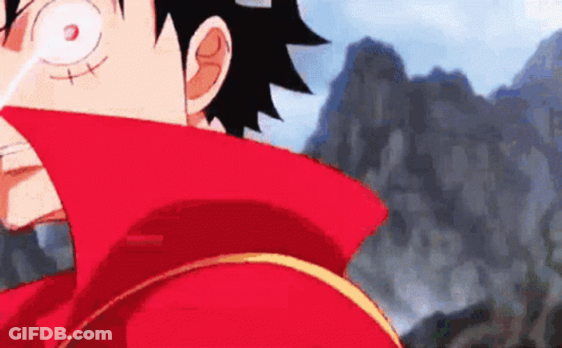 Luffy Dodging Wind Attacks Using Haki GIF