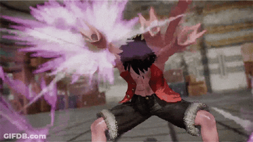 Luffy Fighting Scenario In Video Game GIF