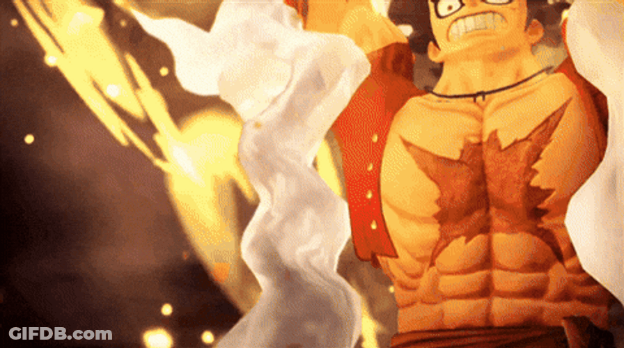 Luffy Fighting Video Game GIF