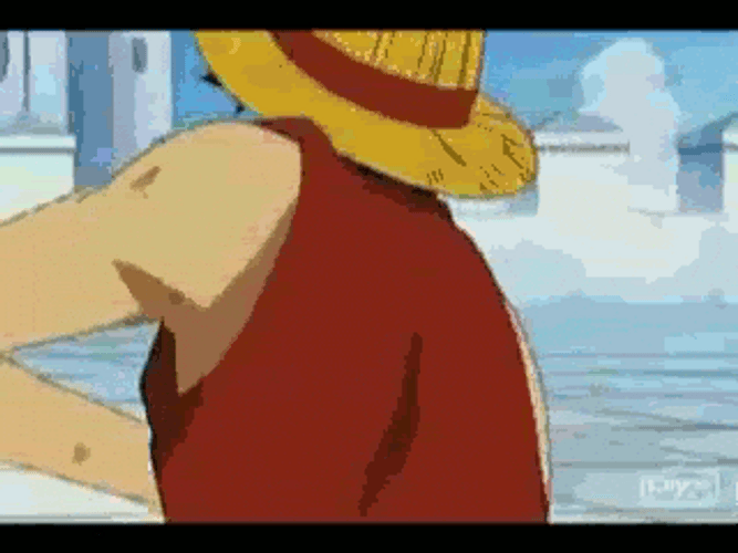 Luffy Fighting With Blueno GIF