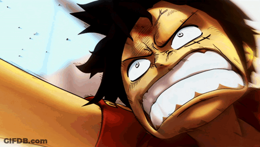 Luffy Gear 3 Angry Mode GIF