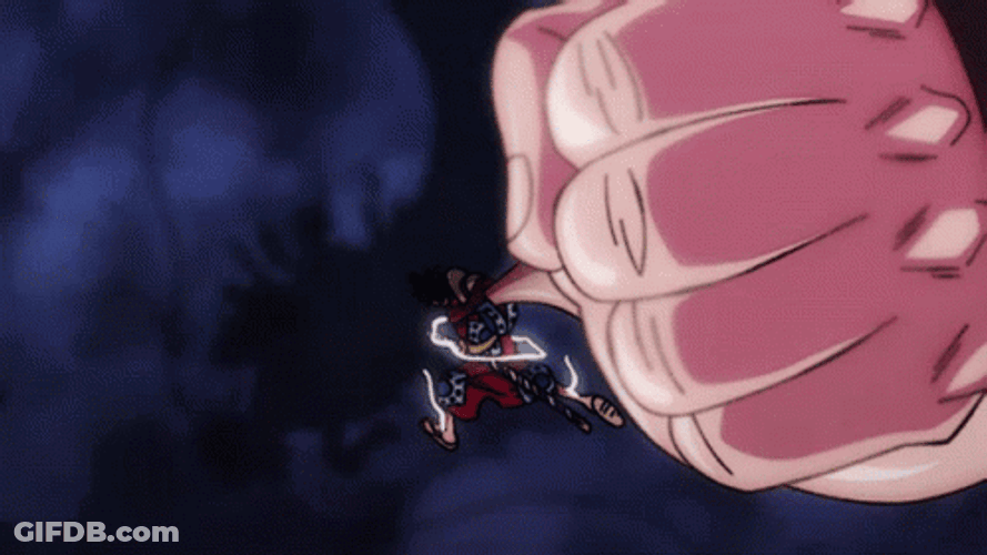 Luffy Gear 3 Black Fist GIF