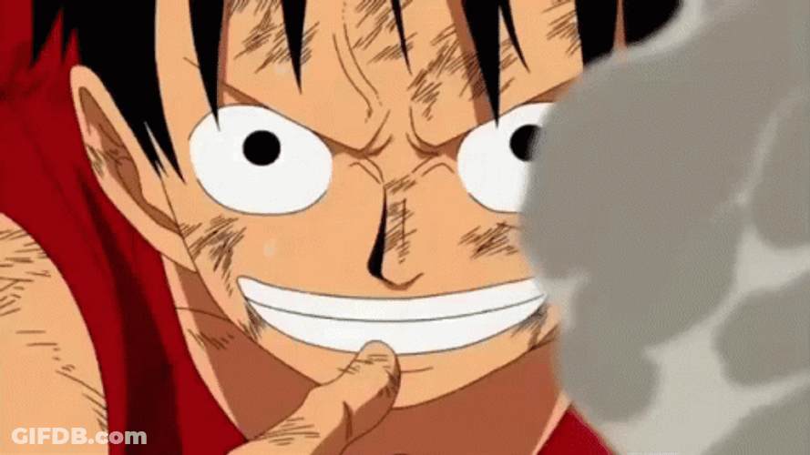 Luffy Gear 3 Blow His Thumb GIF