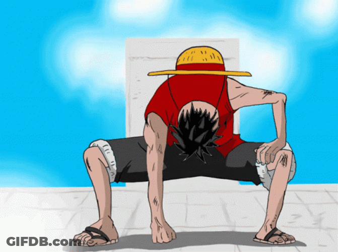 Luffy Gear 3 Form GIF
